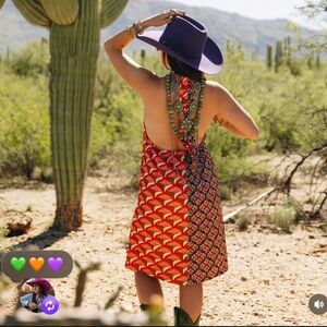 Lane Split Tie Cross Dress